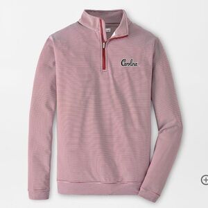 Peter Millar Striped Quarter Zip